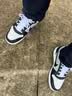 耐克NIKE运动休闲鞋男子板鞋减震EBERNON运动鞋AQ1774-102白黑41 实拍图