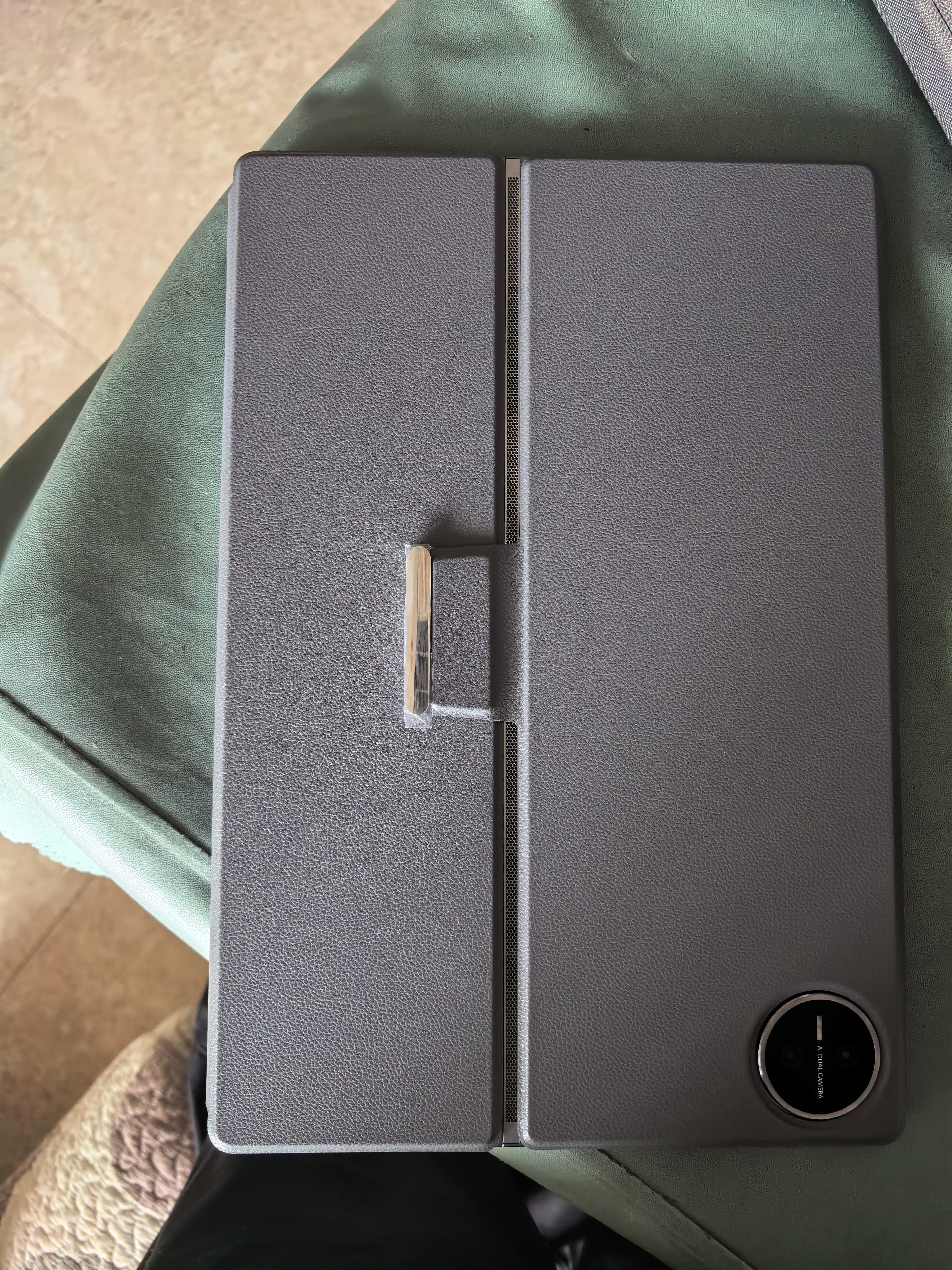 酷士达适用华为MatePad Edge保护套 14.2英寸二合一平板电脑焕新版磁吸皮套双面夹保护壳内胆包 灰色 实拍图