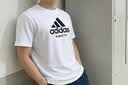 阿迪达斯（adidas）【特价清仓】夏季男女同款短袖男T恤跑步健身运动速干 白金 3XL 实拍图
