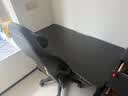 傲风A4电竞桌实木电动升降桌电脑桌办公书桌子黑色1.2*0.6m 实拍图