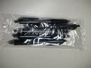 uni三菱【热门商品】uni-ball UMN-138按动黑色中性笔0.38mm黑笔签字笔商务学生水性笔套装 5支 实拍图