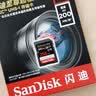 Sandisk闪迪256GB SD内存卡 4K V30 U3 C10 相机存储卡 读速200MB/s 写速140MB/s 微单/单反相机内存卡 实拍图