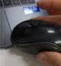 罗技（Logitech）M185鼠标 无线鼠标 办公鼠标 对称鼠标 黑色灰边 带无线2.4G接收器 实拍图