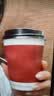 特美居（temeiju）一次性咖啡杯纸杯加厚防烫杯子食品级水杯瓦楞商务茶杯30套带盖 实拍图