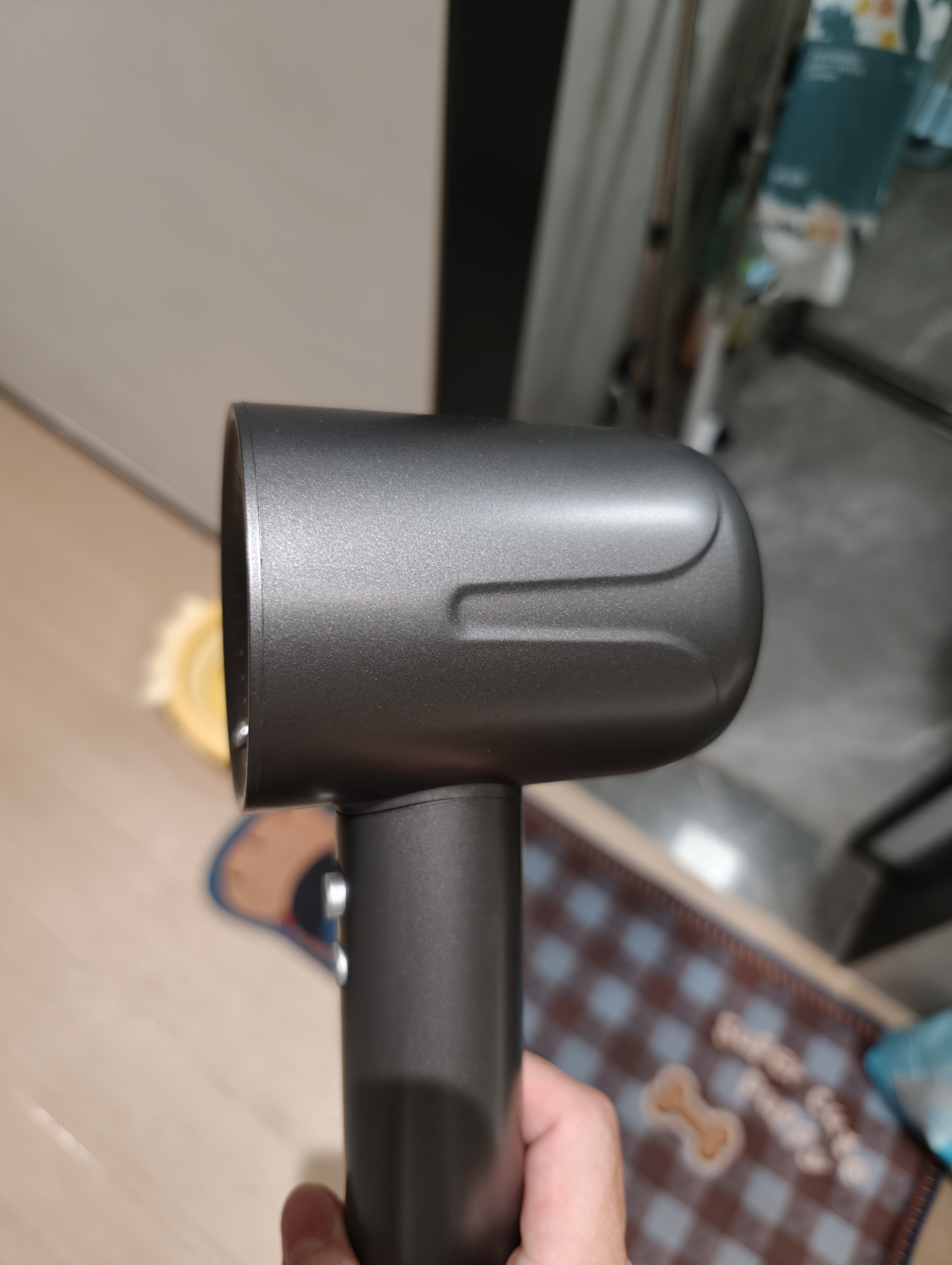 奔腾（POVOS）【节日礼物】高速护发吹风机中空无叶家用大功率大风力速干电吹风筒PH7000生日送女友 岩石灰 实拍图