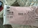 丁腈手套家用防水防油厨房一次性食品级加长加厚餐饮洗碗家务清洁 粉色30只 【M码】 实拍图