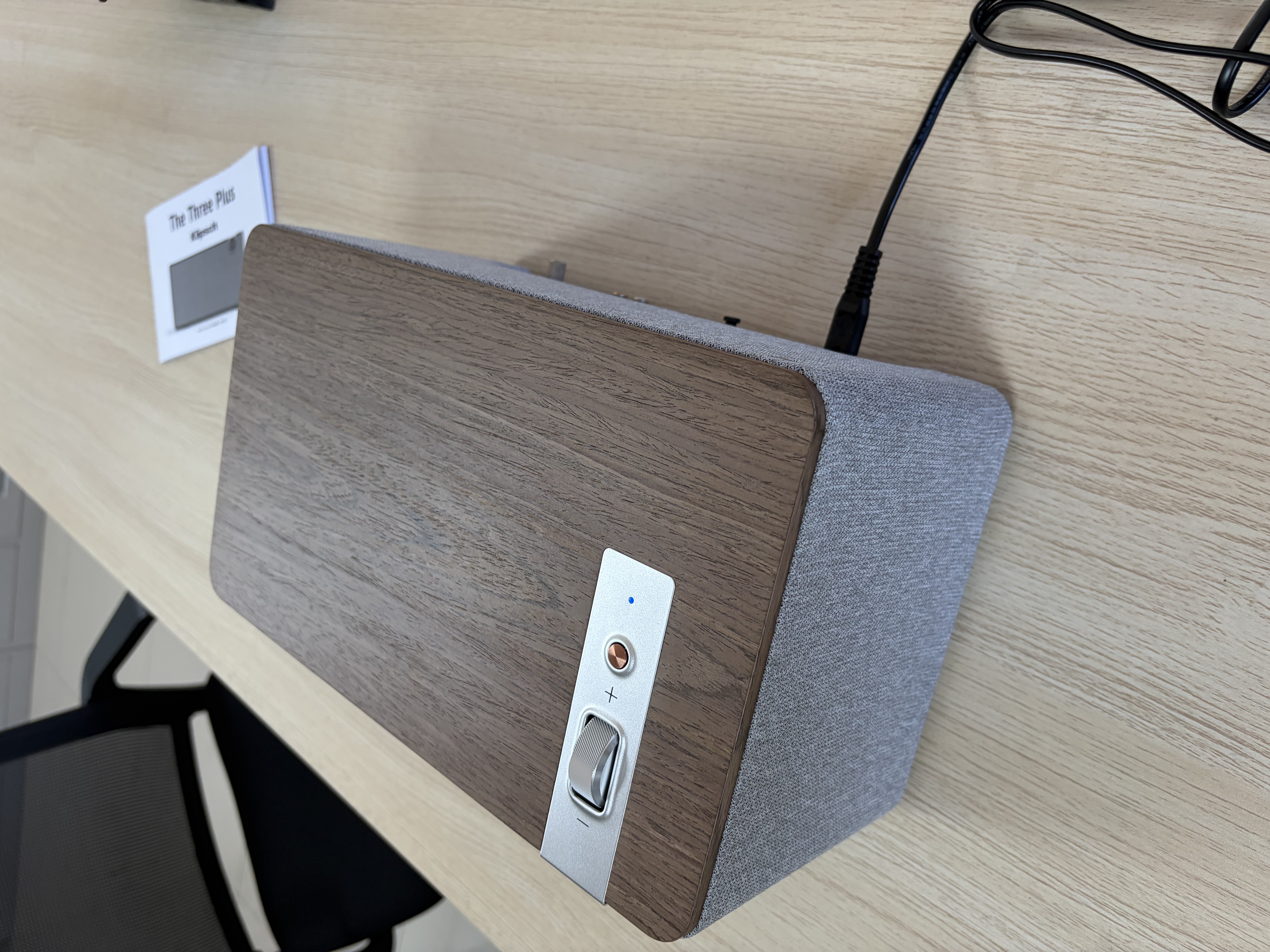 杰士（Klipsch）Three Plus2.1发烧HiFi蓝牙5.3音响音箱 节日礼物送男生 app控制直连唱机 晚秋胡桃木色 实拍图