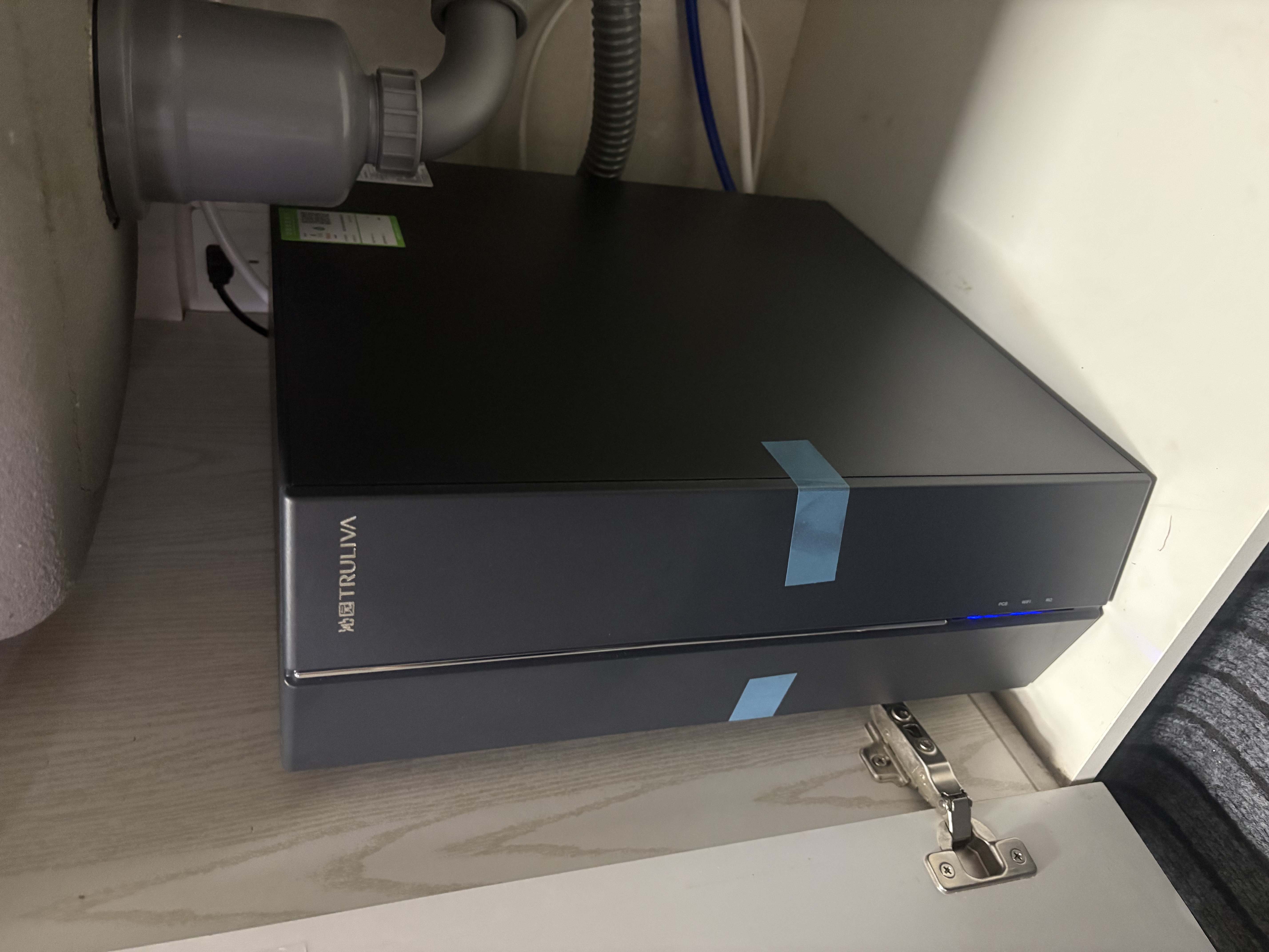 沁园家庭用双子芯5.0净水器1200G 10年RO过滤器 1400G初始流速体验厨房台下式直饮水一体机UR-D71272 实拍图