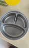 皇宠宝宝餐盘自主进食分格吸盘式辅食保温餐盘儿童吃饭不锈钢餐具饭盒 实拍图