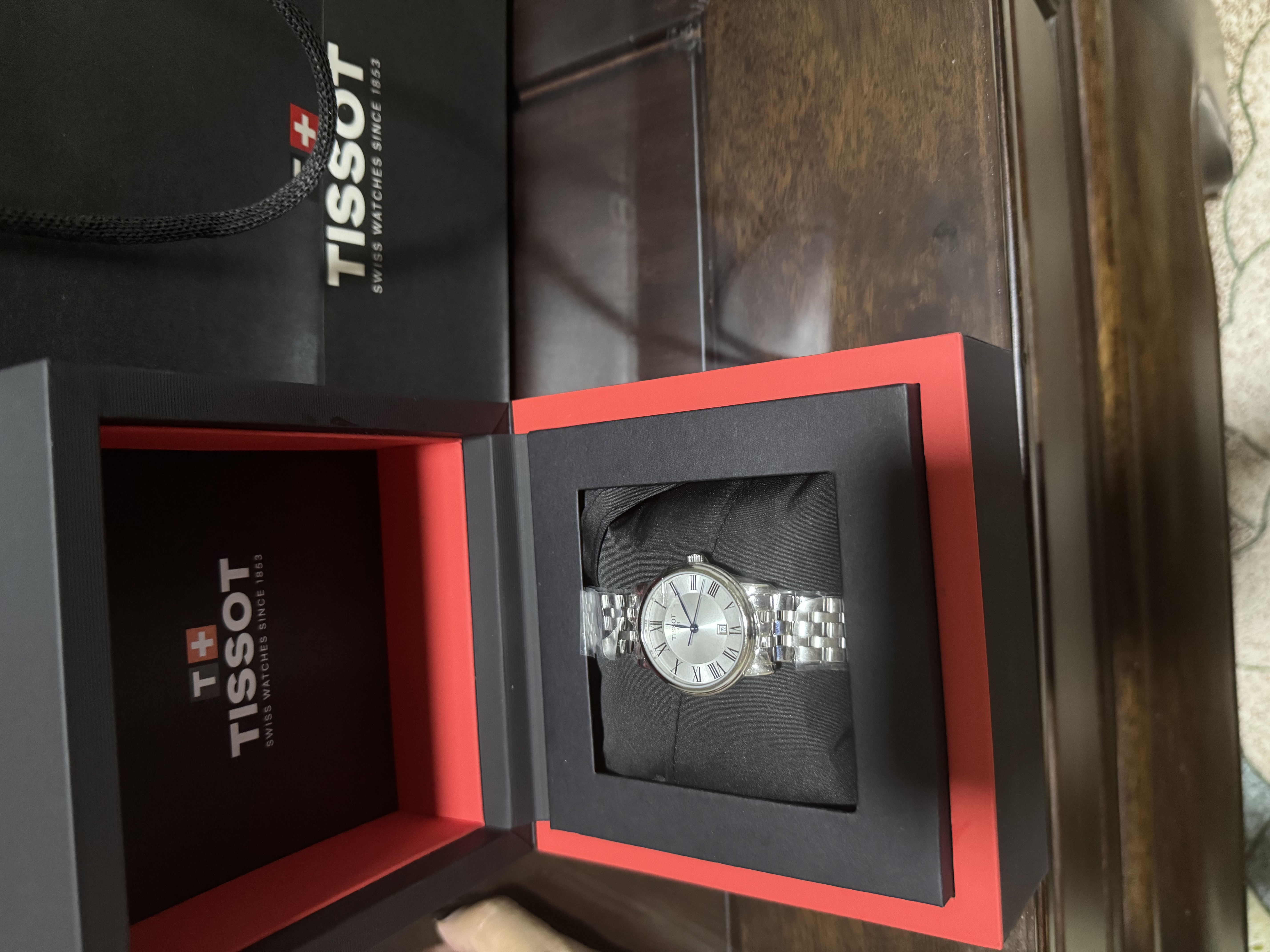 天梭（TISSOT） 手表 卡森臻我系列女表 瑞士石英女士钢带腕表商务表生日礼物 实拍图