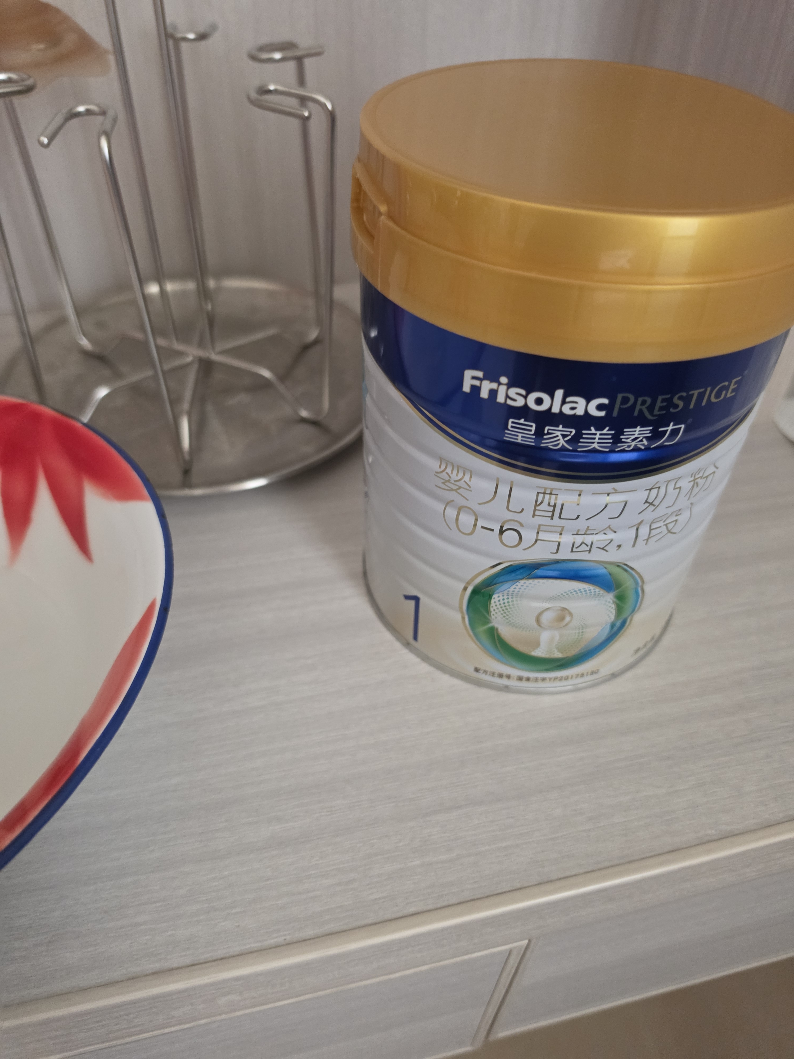 美素佳儿（Friso）皇家婴儿配方奶粉1段（0-6个月婴儿适用）800克 乳铁蛋白 新国标 实拍图