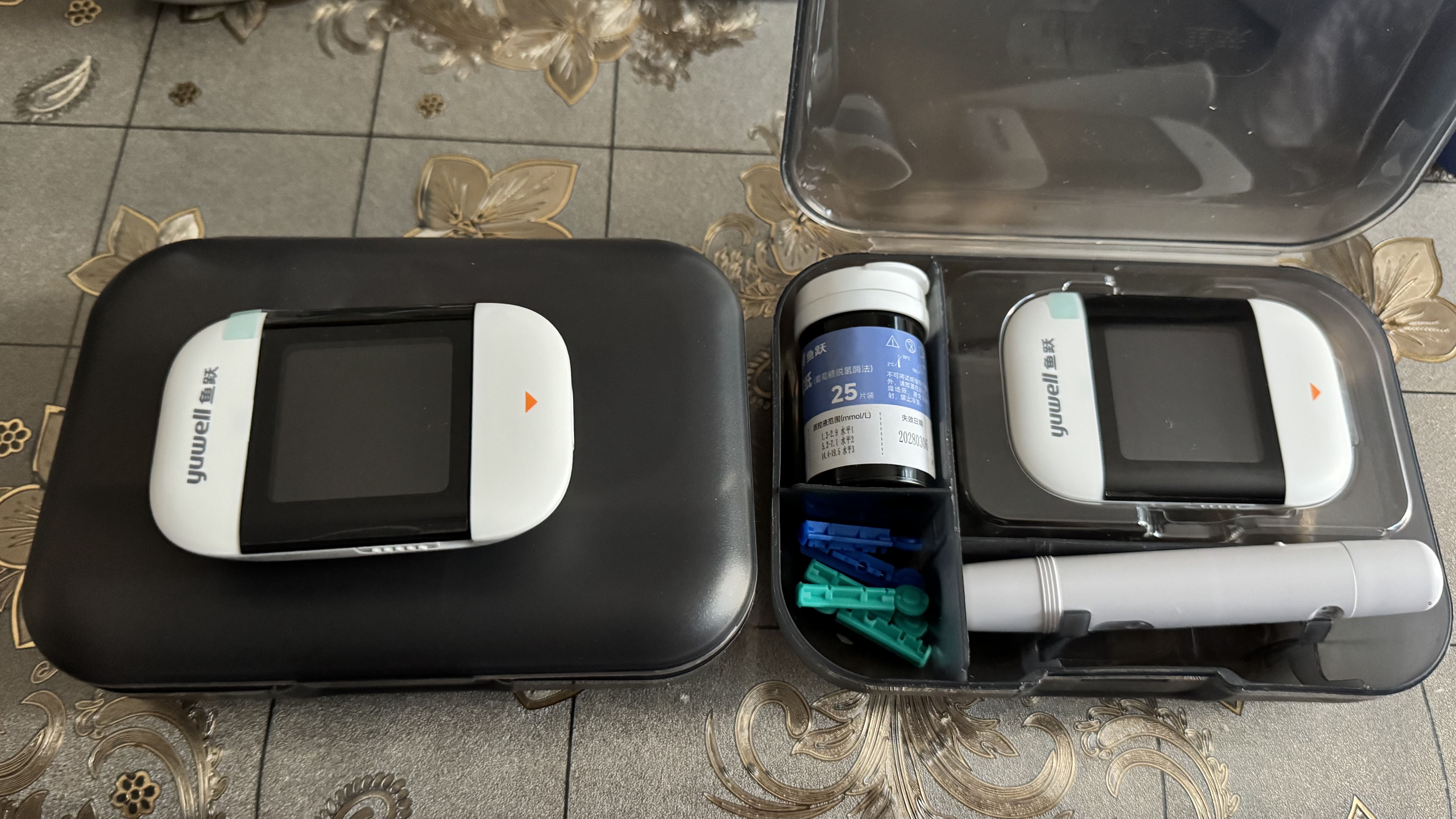 鱼跃921血糖仪脱氢酶医用级高精准家用低痛语音大屏 仪器+100试纸 实拍图
