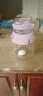 壹滴水大容量水杯女运动水壶儿童耐高温吸管夏季杯子大肚杯 香芋紫 实拍图