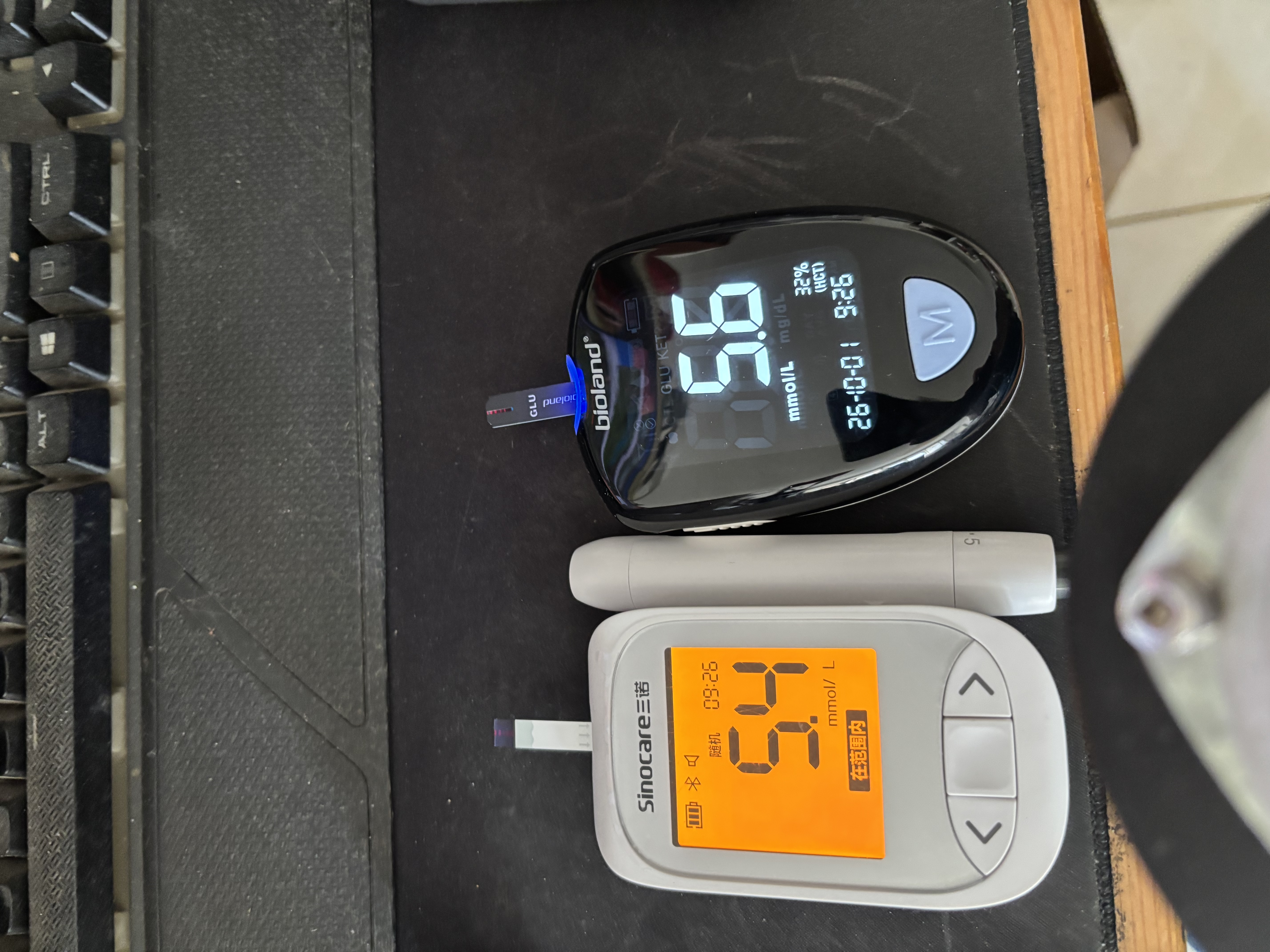 爱奥乐(Bioland)GT900血糖仪医用级家用高精准测血糖仪器100试纸套装 实拍图