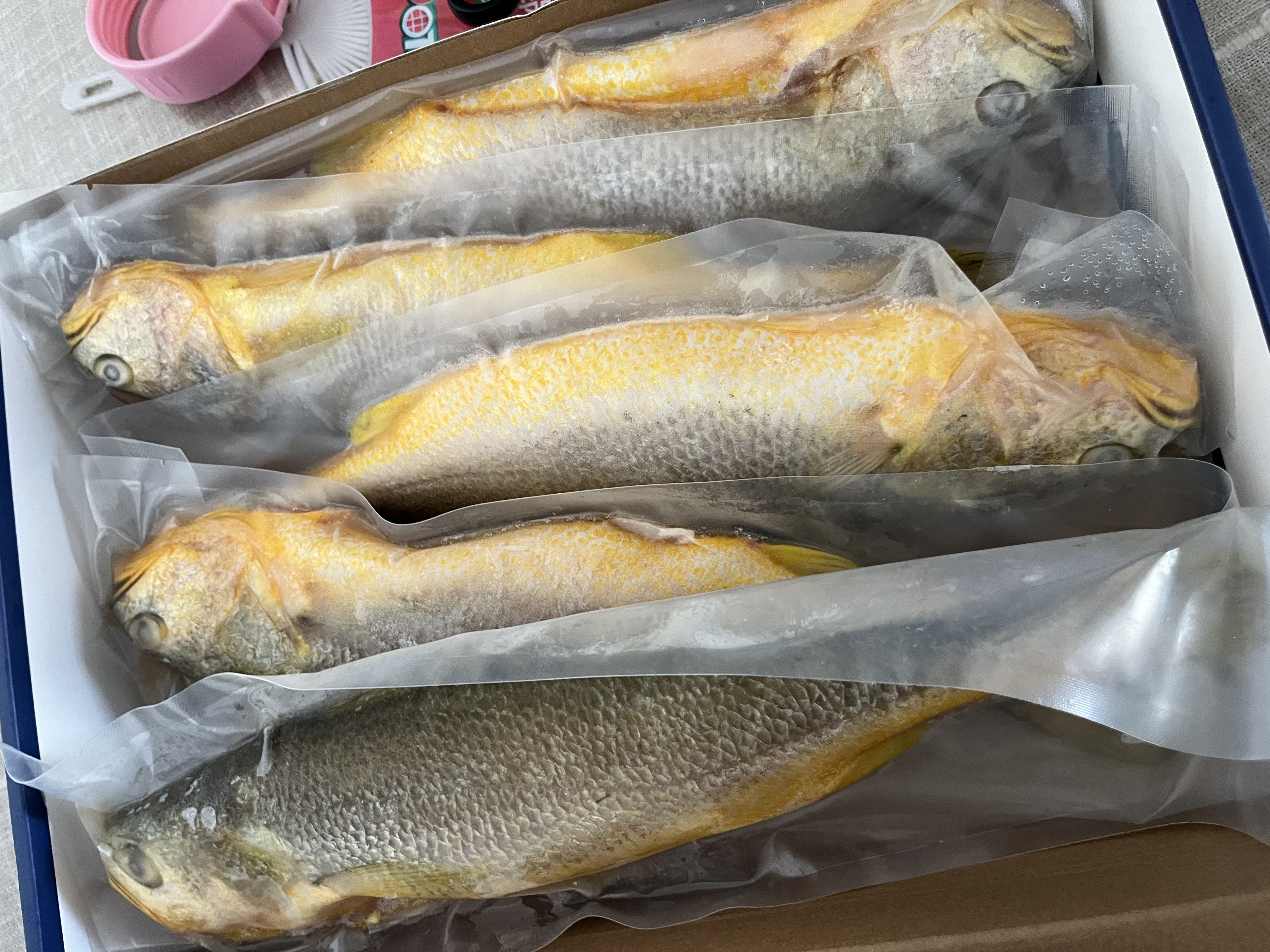 鲜京采 冷冻三去黄花鱼(宁德大黄鱼)1700g(5条装)节庆礼盒 京东自有品牌 实拍图