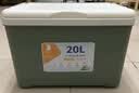 欧宝森绿色20L 车载家用越野保温箱冷藏箱便携户外小冰箱保鲜箱冰块储存 实拍图