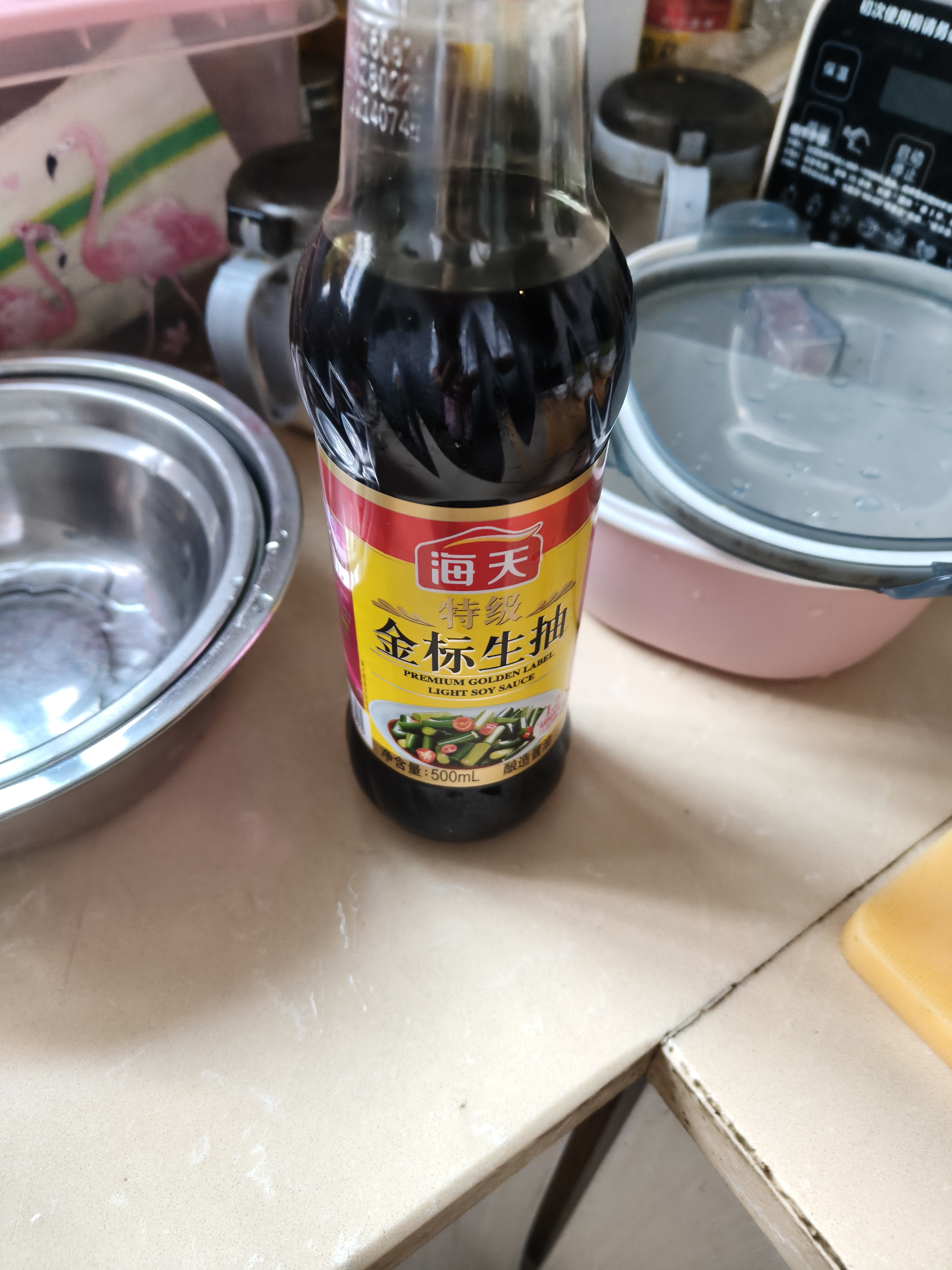海天 特级金标生抽酱油500ml【特级酱油】金标系列 0添加防腐剂 实拍图