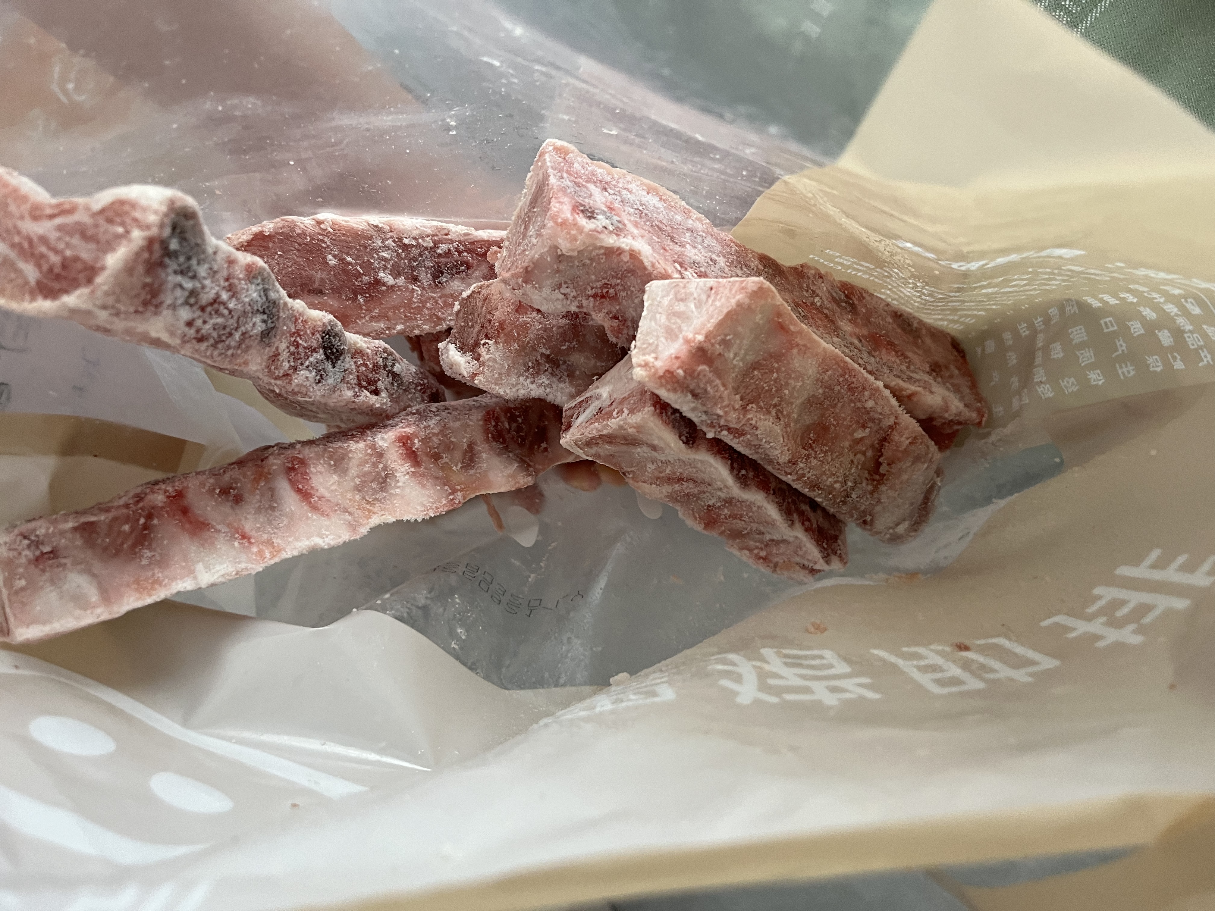 龙大肉食黑猪肋排条净重4斤 不含软骨黑猪肉排骨寸排 红烧食材 猪肉生鲜 实拍图