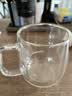 GLASSLOCK水杯双层玻璃杯家用茶杯耐冷热带把手防烫办公室隔热咖啡杯290ml 实拍图