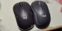 罗技（Logitech）M720 鼠标 无线蓝牙鼠标 办公鼠标 右手鼠标 大手鼠标 优联 黑色 带无线2.4G接收器 实拍图