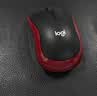 罗技（Logitech）M185鼠标 无线鼠标 办公鼠标 对称鼠标 黑色红边 带无线2.4G接收器 实拍图