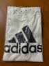阿迪达斯（adidas）【特价清仓】夏季男女同款短袖男T恤跑步健身运动速干2XL  白黑 实拍图