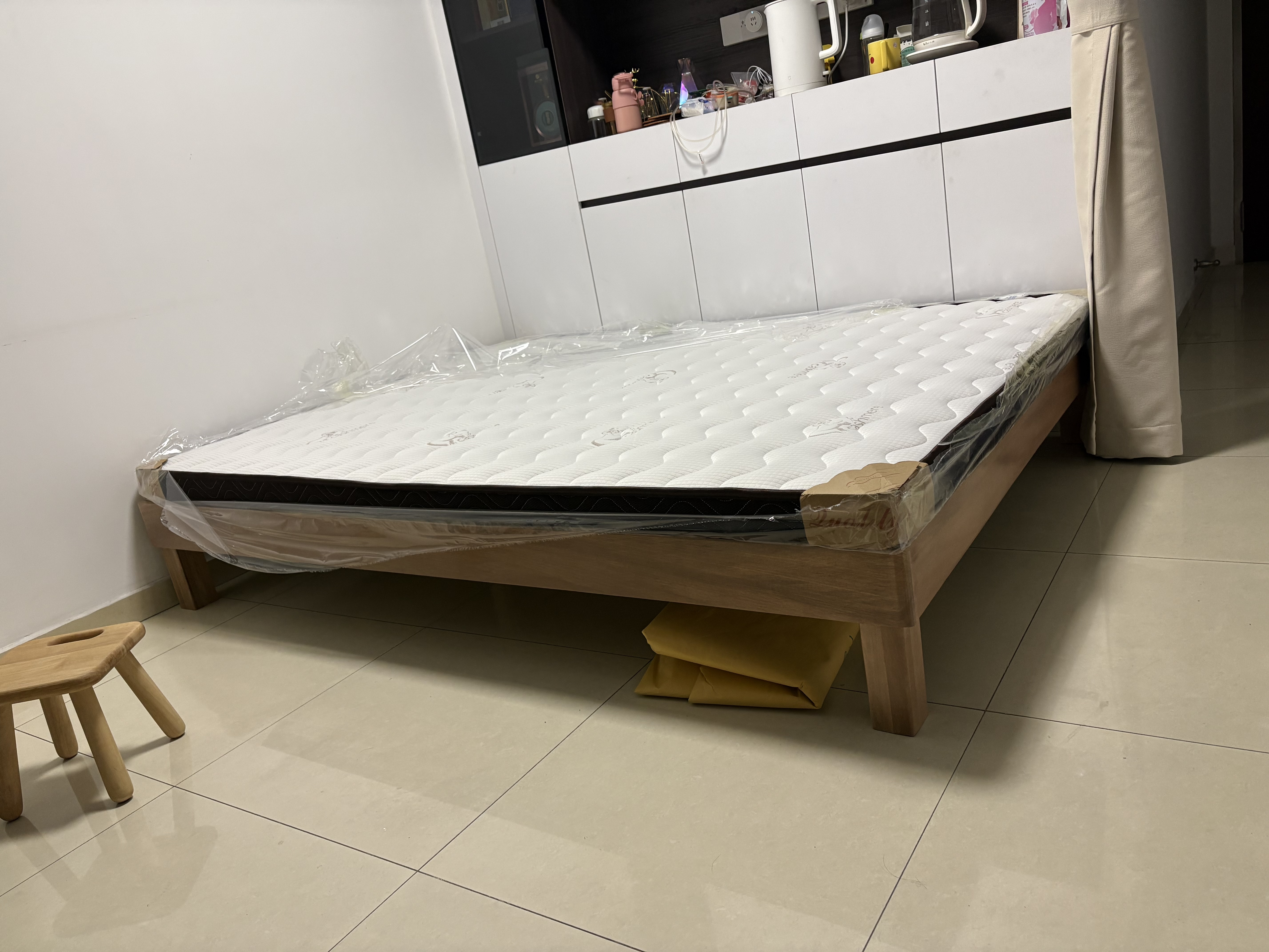 香榭柏兰椰棕床垫棕垫硬棕榈床垫子天然乳胶榻榻米定制薄护脊1.8x2米1.5cm 偏硬8cm厚（5cm环保0胶椰棕+防螨面料） 1.5米*2米 实拍图