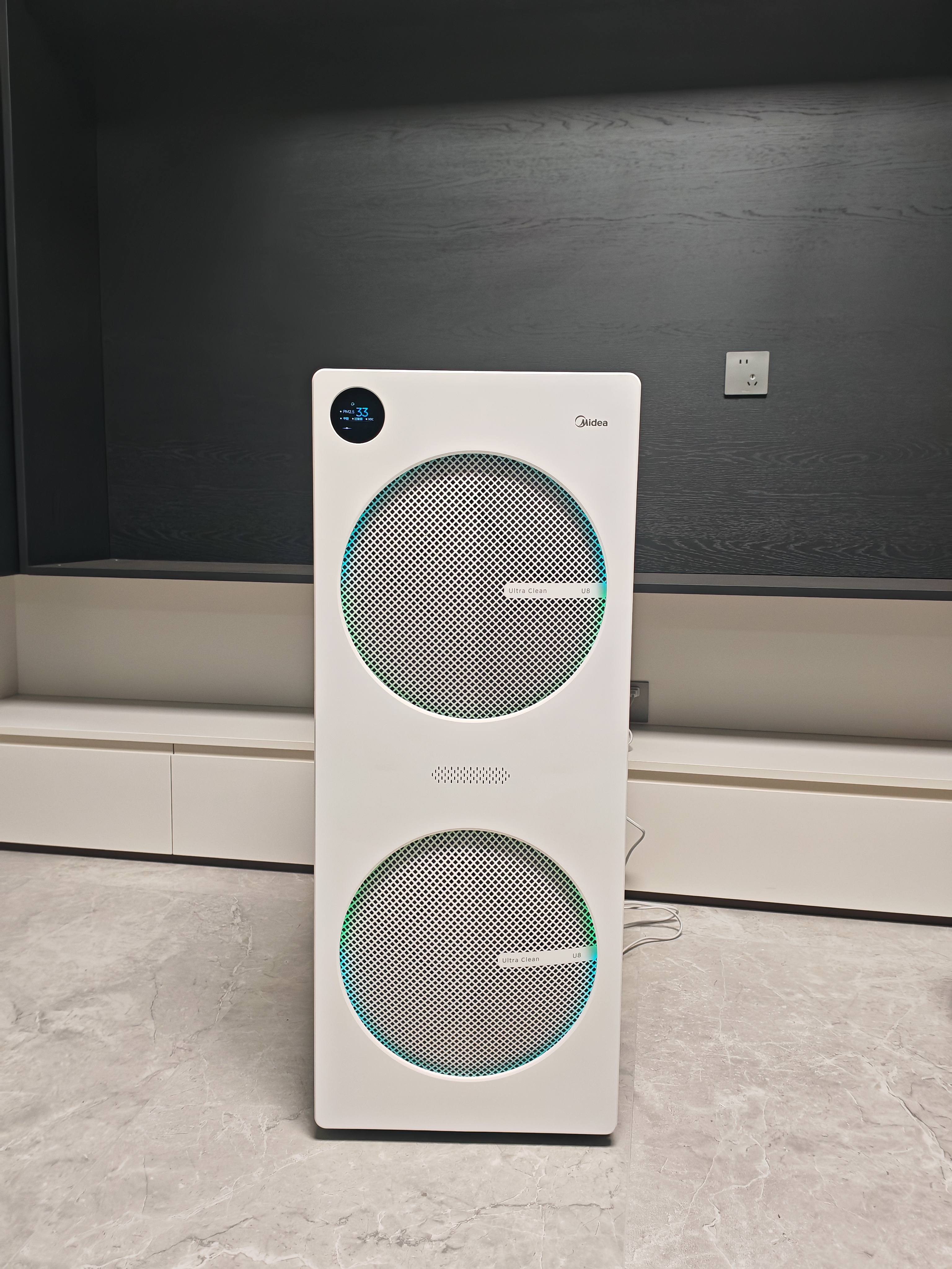 美的（Midea）【U8双风机】空气净化器除甲醛异味除过敏原除菌花粉鼻炎母婴级家用大空间净化机 DIY多场景滤网 实拍图