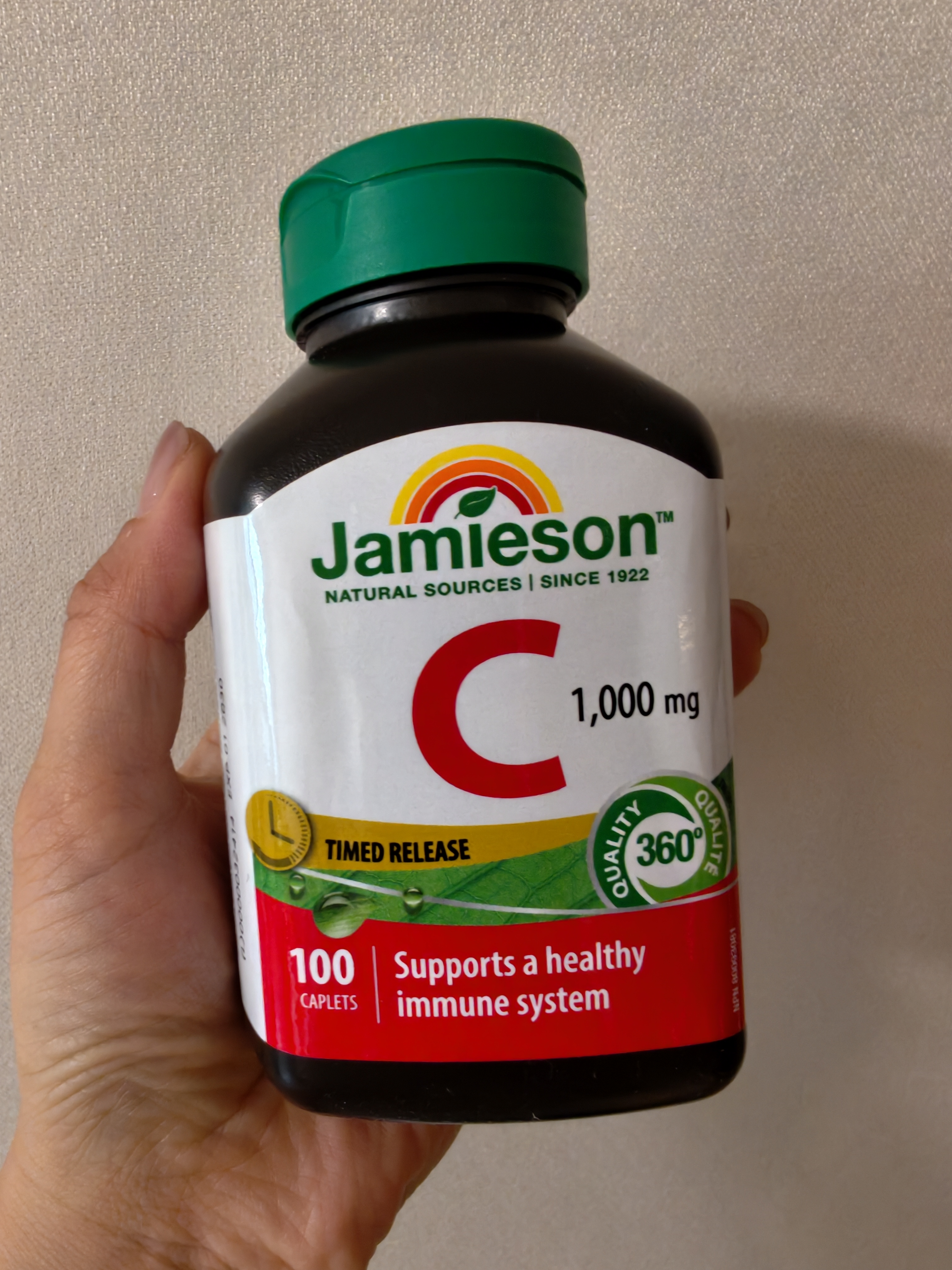 健美生（Jamieson）高含量维生素C缓释片1000mg100片/瓶 增强免疫美白无糖高活性补vc 实拍图