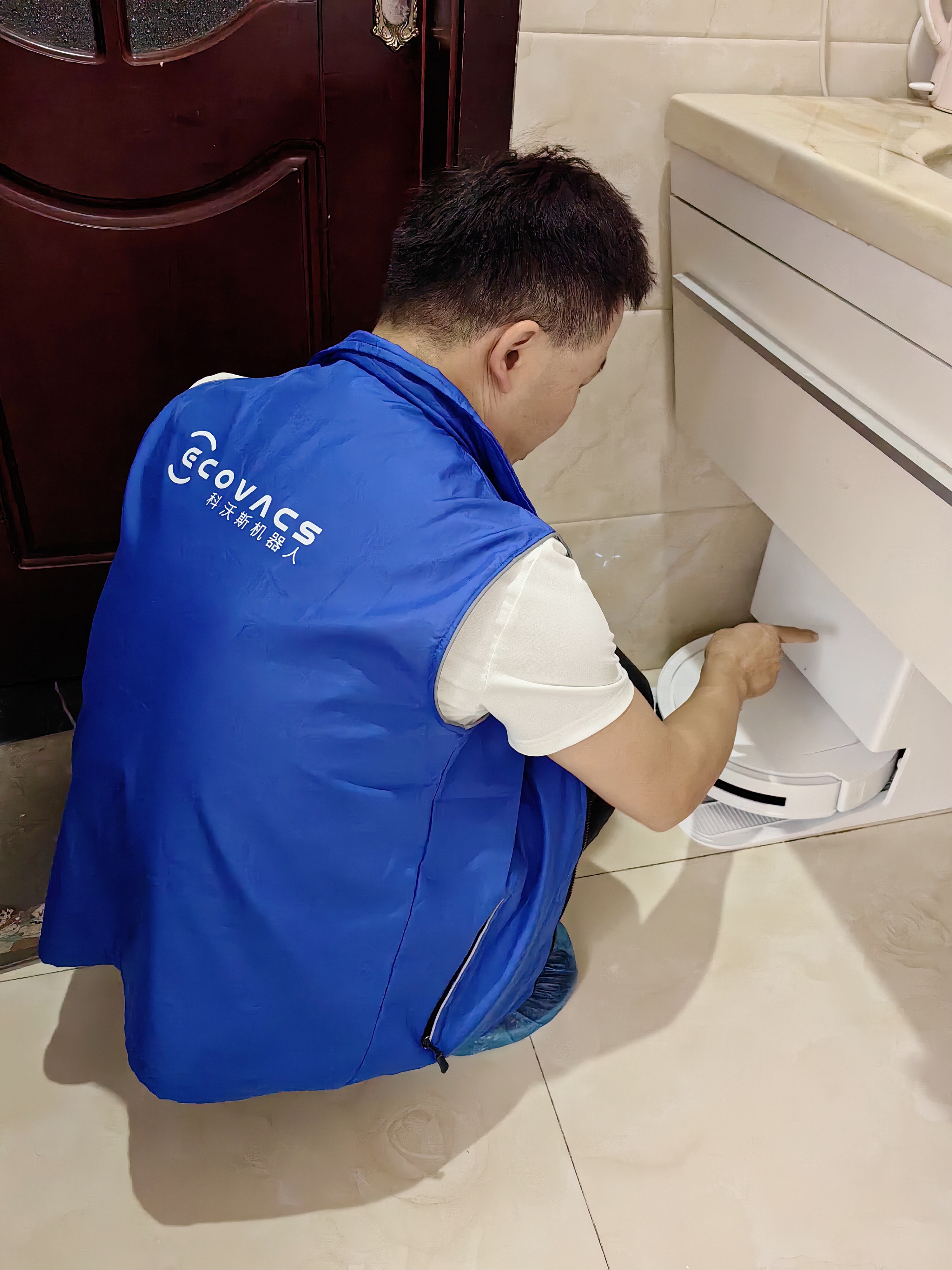 科沃斯T50 PRO扫地机器人扫拖一体自动清洗自集尘自动上下水智能家用毛发0缠(支持鸿蒙智联) 实拍图
