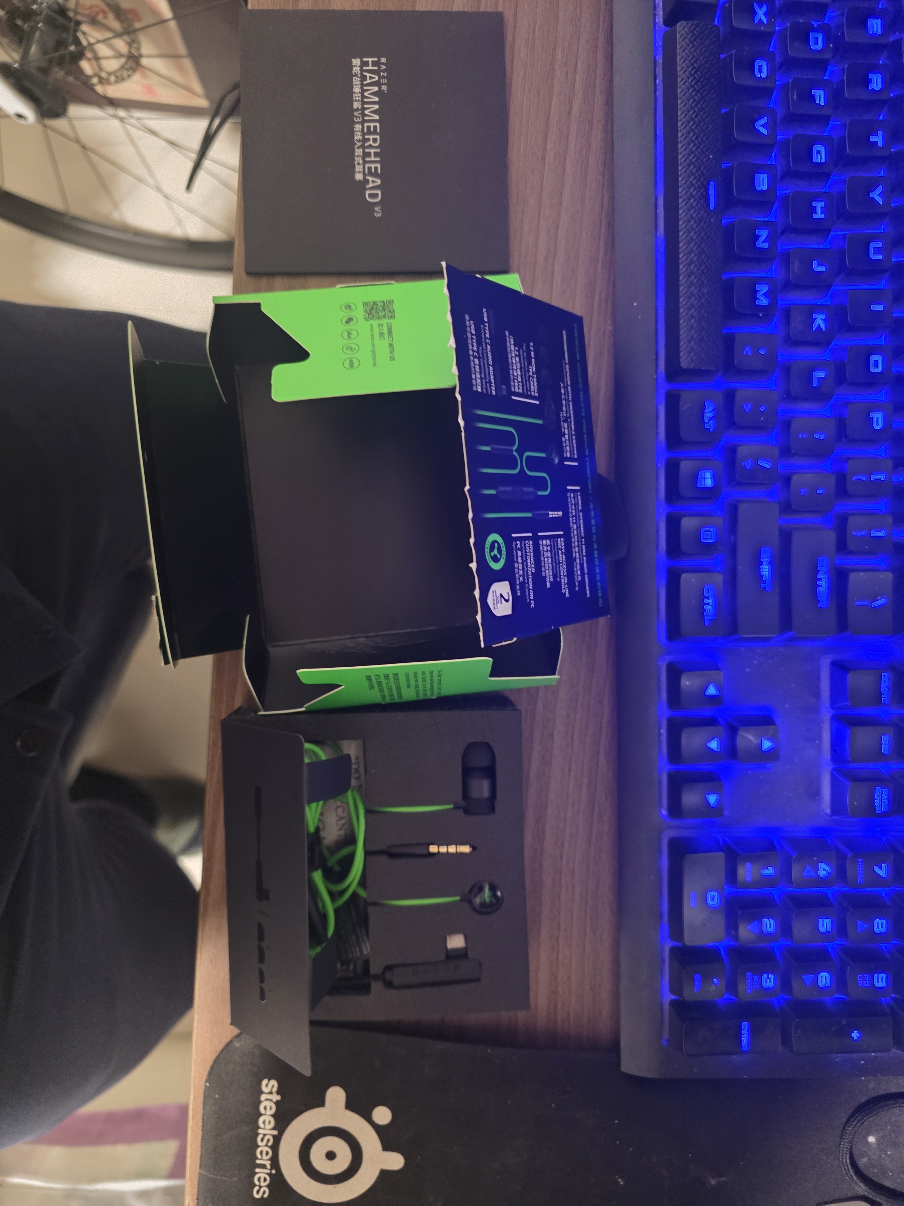 雷蛇（Razer）战锤狂鲨V3 有线入耳式耳机耳塞 7.1环绕声 吃鸡神器 三角洲官方指定 Type C（赠THX软件 可调EQ） 实拍图