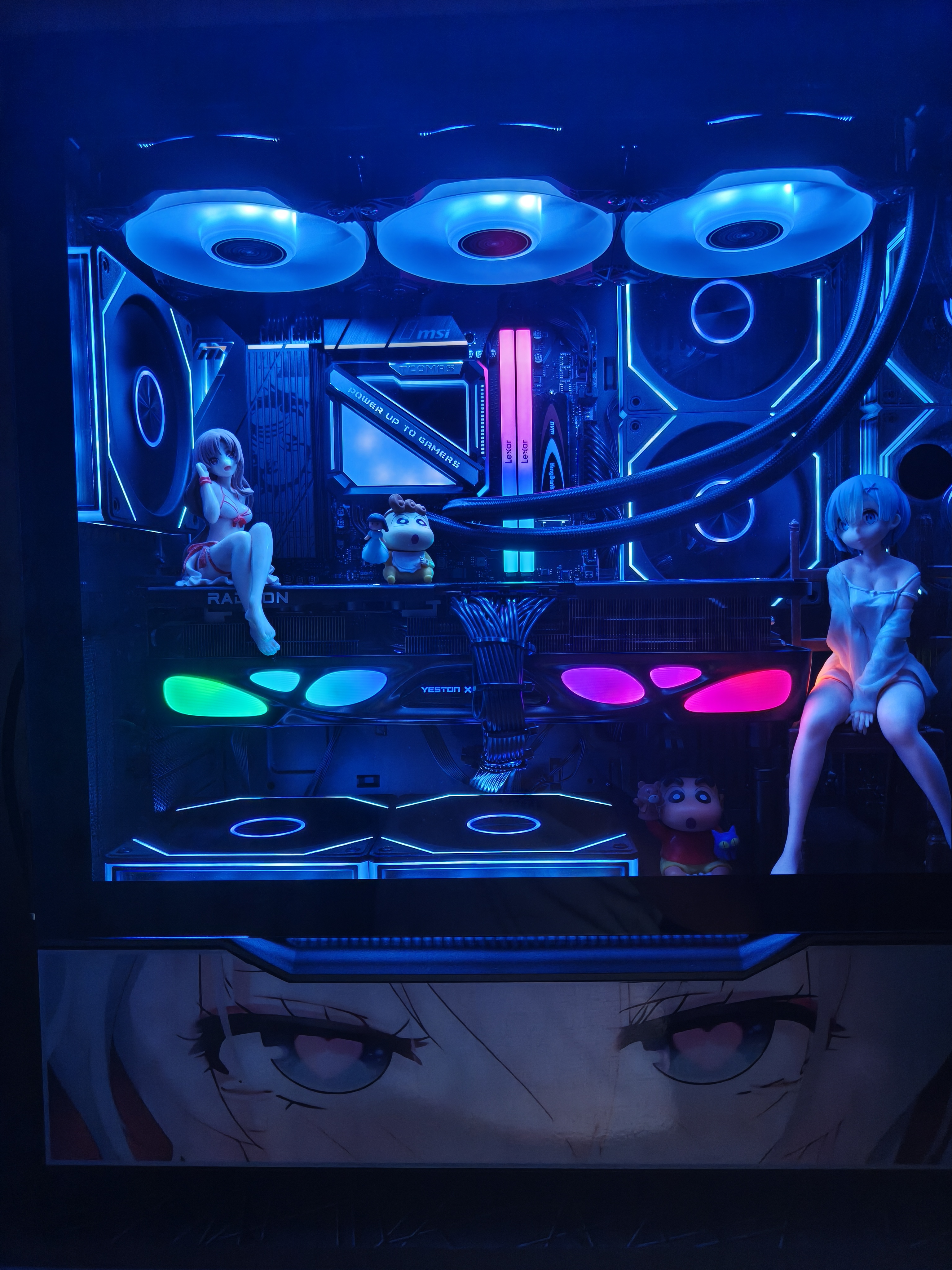 盈通（yeston）AMD RADEON RX 9070 XT 16G 重力星球联名 破茧Mercury Nova OC 直播AI设计OpenClaw游戏独立显卡 实拍图