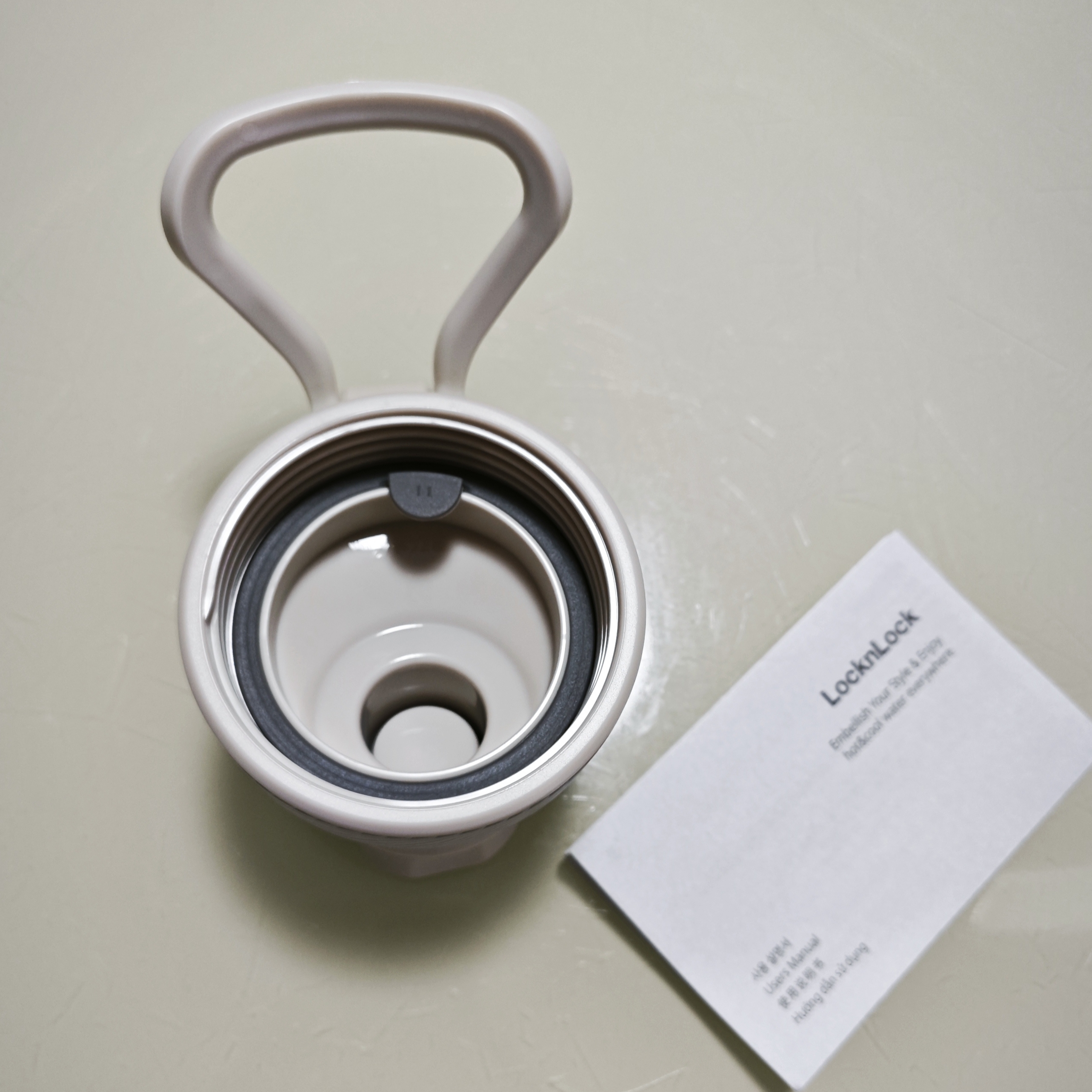 乐扣乐扣（LOCK&LOCK）探索保温保冷运动杯便携运动壶大容量水杯子709ML白色LHC3251IVY 实拍图