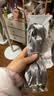 得力（deli）12根工作证证件卡套挂绳 高档商务工牌挂绳厂牌胸卡挂绳证件卡套吊绳 学生胸牌 宽10mm灰色 实拍图