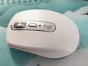罗技（Logitech）大师系列 MX Anywhere 3S 静音鼠标 无线蓝牙双模 商务办公 便携 太空银 接收器另购 苹果鼠标适配 实拍图