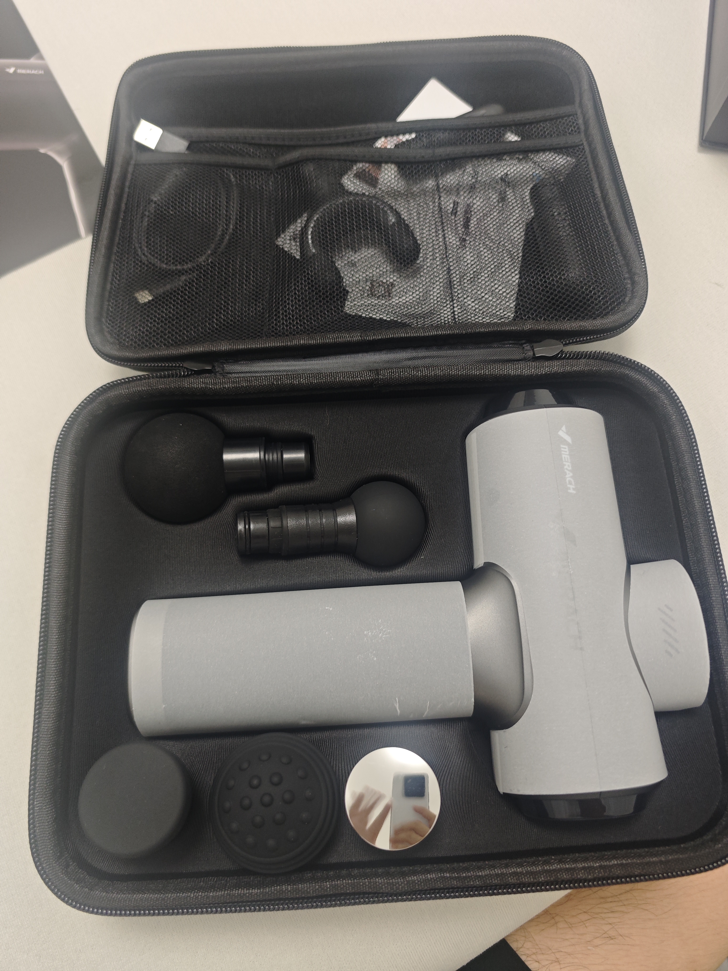 麦瑞克（MERACH）筋膜枪M013筋膜枪肌肉按摩器赛事级专业级颈膜枪钛合金按摩仪按摩枪健身送礼推荐MR-M013 【赛事级】35KG强悍推力/钛合金按摩头 实拍图