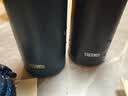 膳魔师（THERMOS）纯色保温杯学生成人商务必备送礼316L直饮水杯500ML 深蓝 实拍图