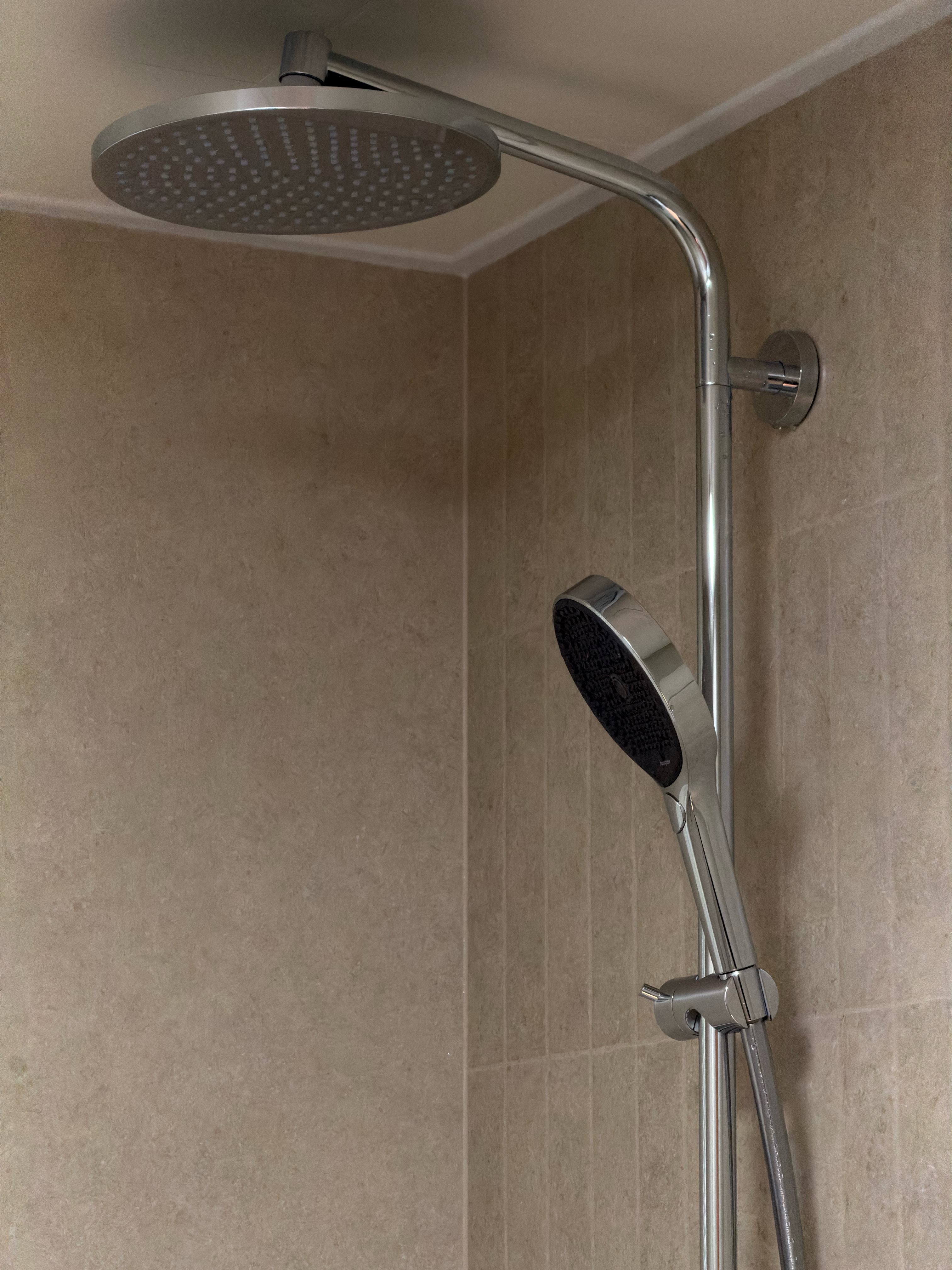 汉斯格雅（Hansgrohe）恒温花洒240mm顶喷境雨手持花洒恒温带下出水龙头淋浴管智能套装 240顶喷+境雨手持/恒温非下出水 实拍图