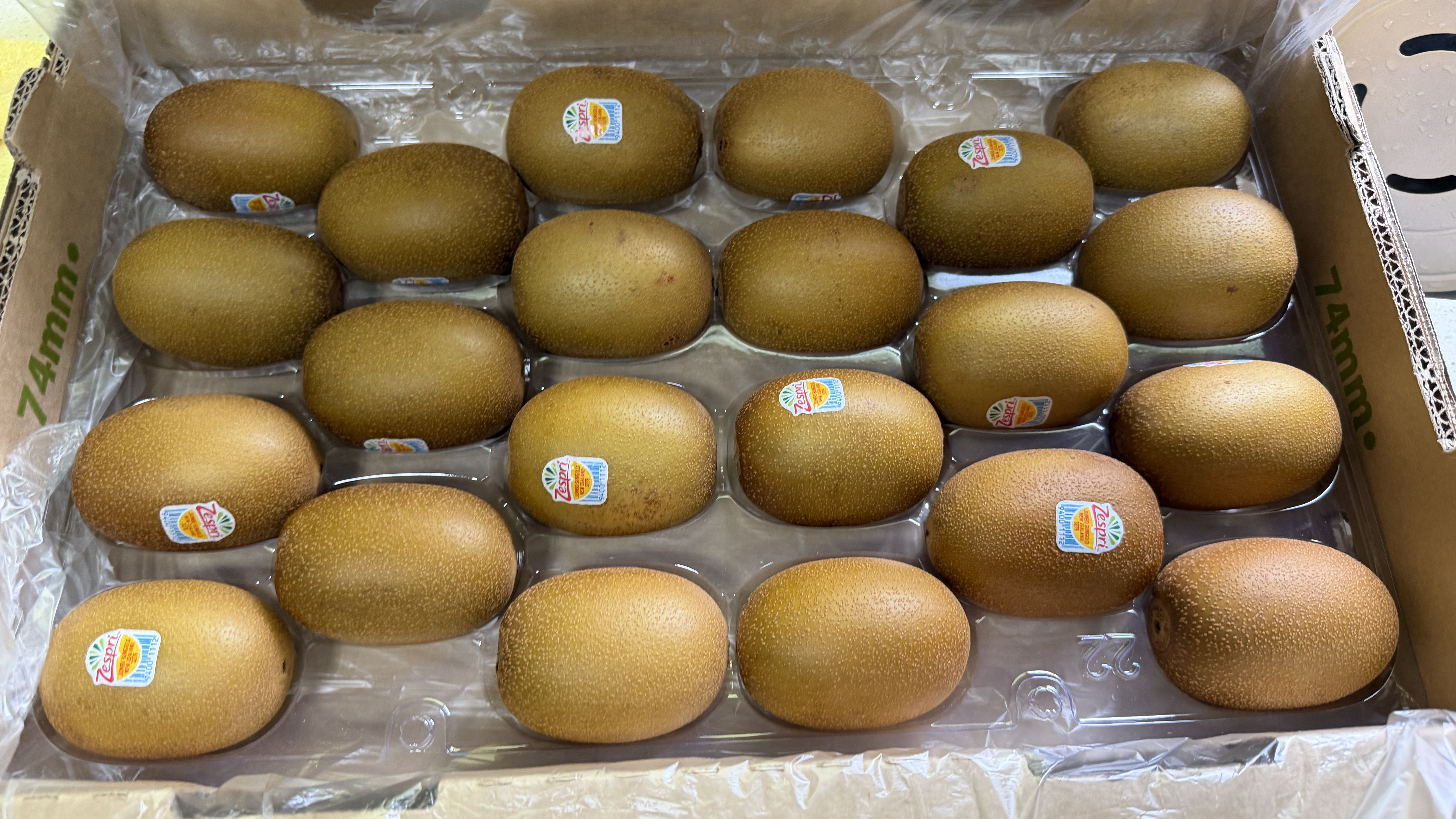 佳沛（zespri）新西兰金奇异果22粒巨大原箱146-175g猕猴桃水果礼盒 实拍图
