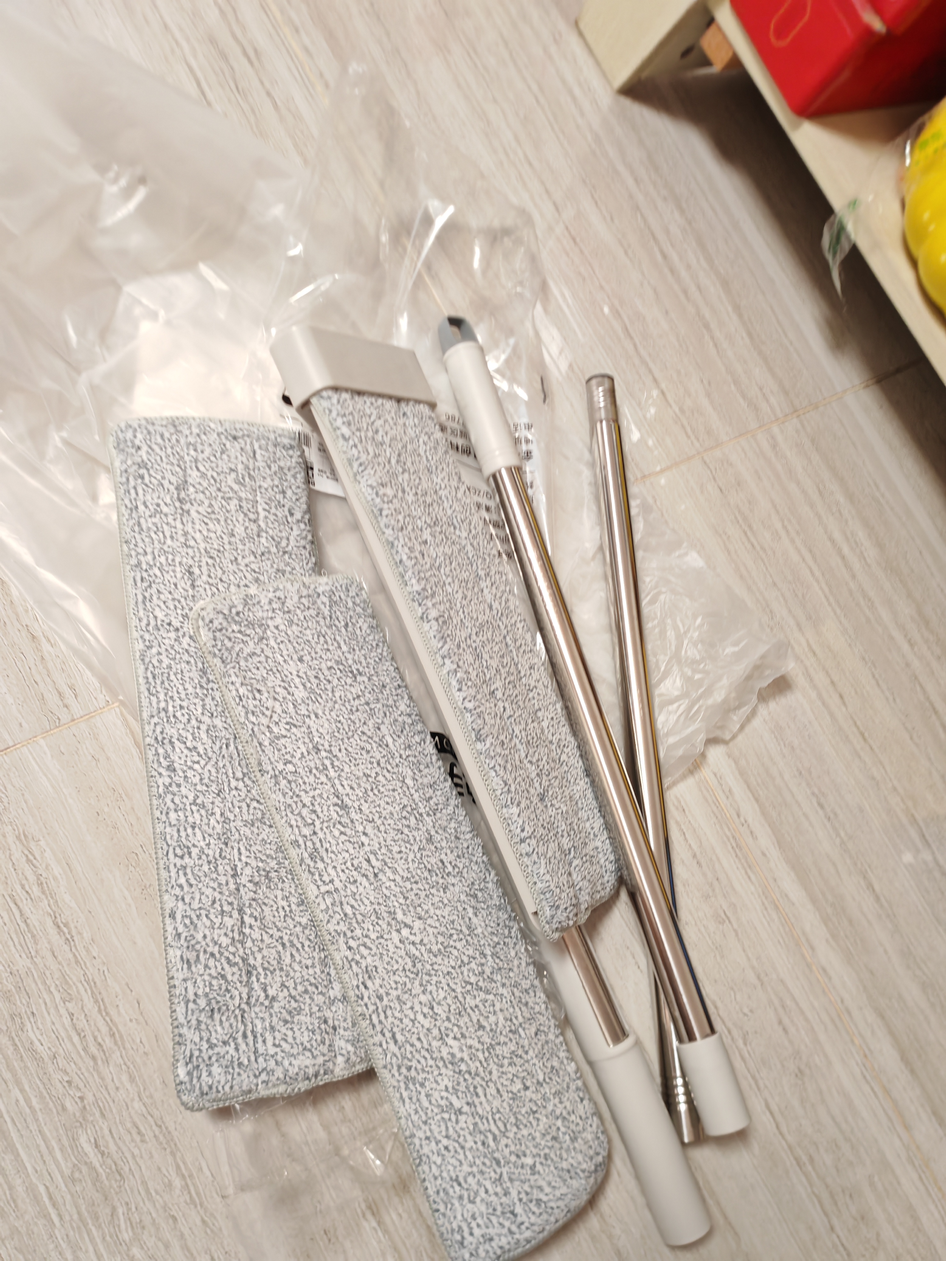 百家好世平板拖把37cm3布拖把家用一拖净免手洗2026新款懒人地拖墩布拖地 实拍图