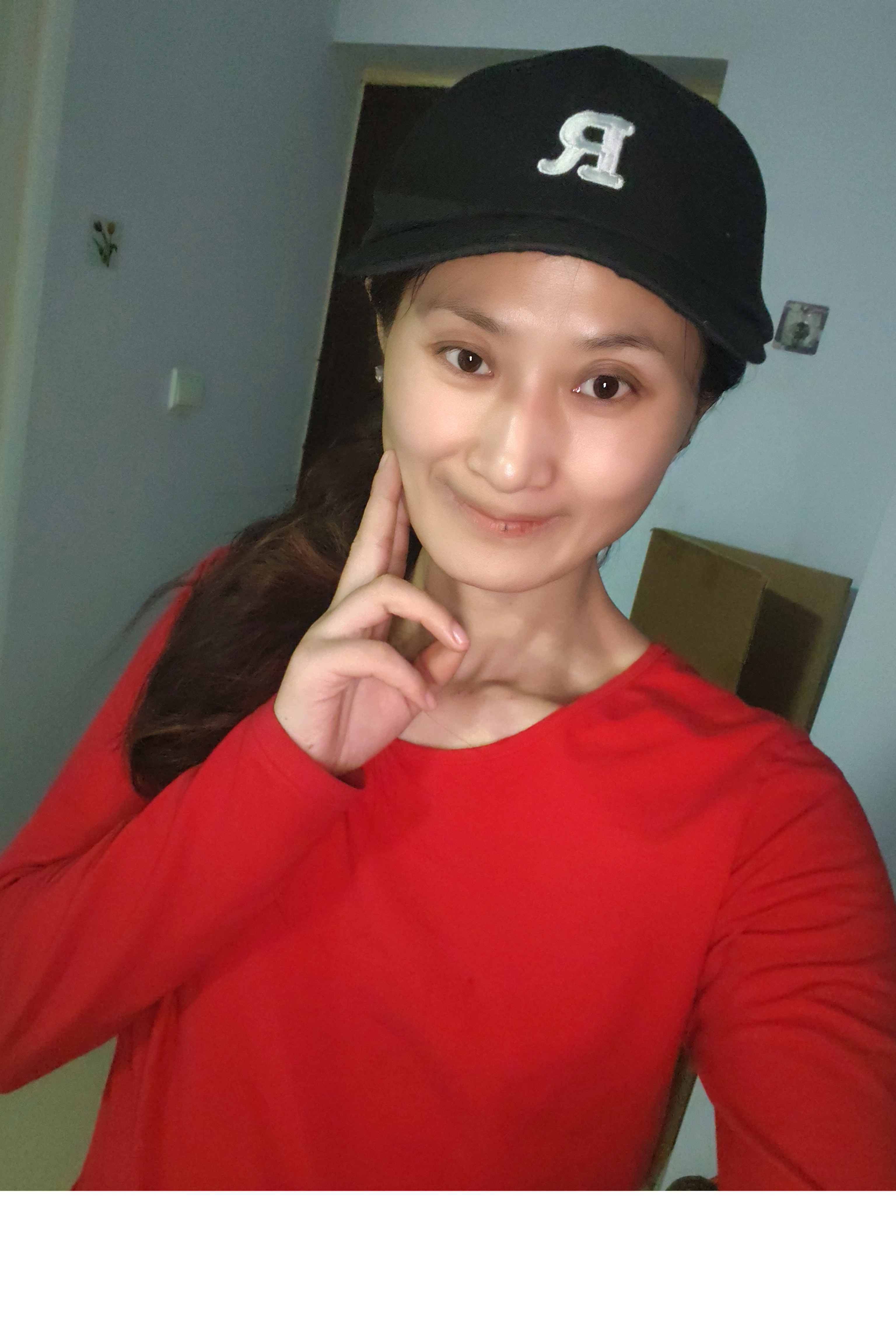 【热巴同款】加大棒球帽帽子男女大头围显脸小春夏字母百搭棒球帽 刺绣款-黑色 实拍图