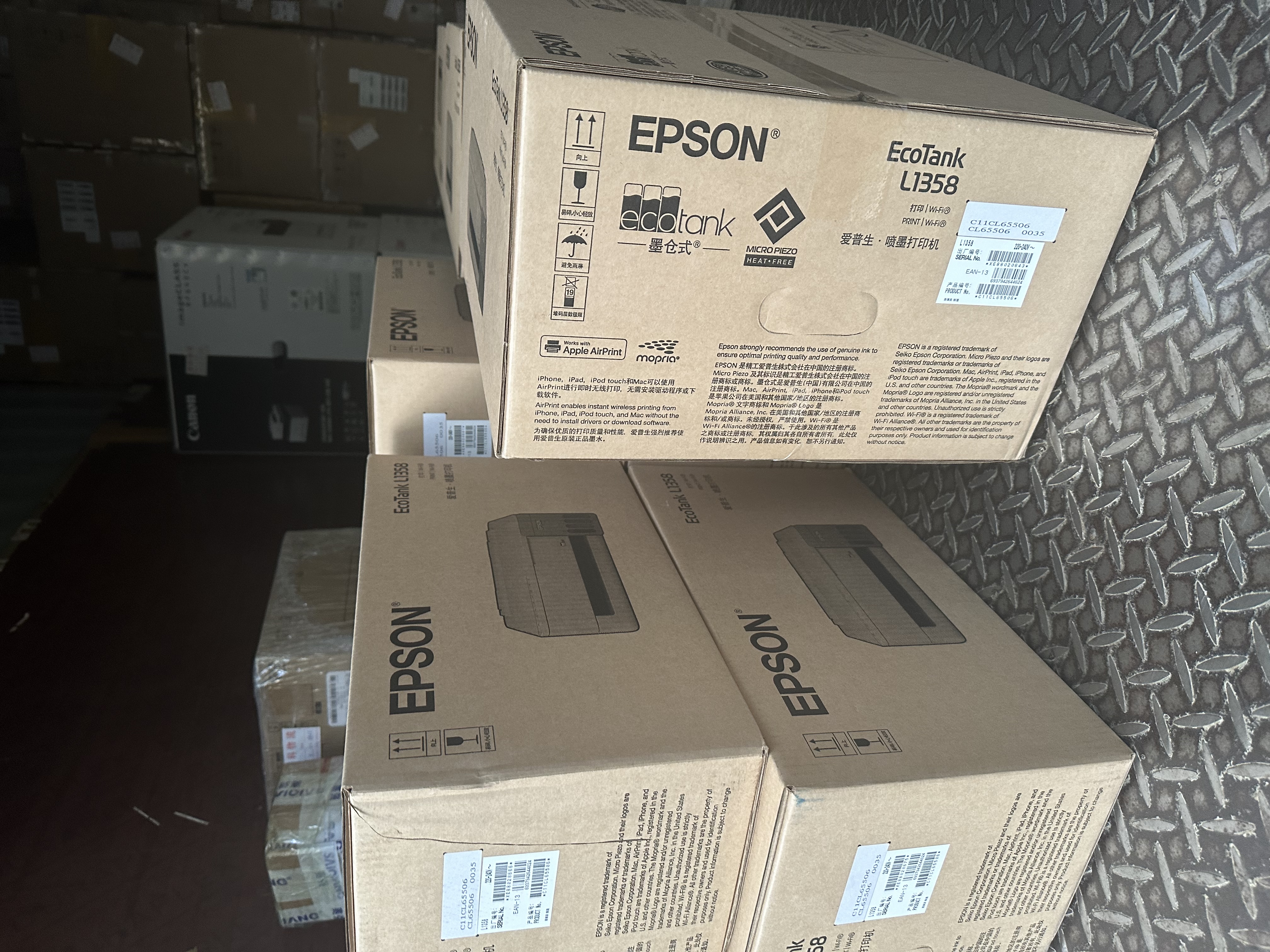 爱普生（EPSON）【6代新品】L1358 墨仓式A4彩色无线单功能家用打印机 家用/办公 AI学习打印机（微信/远程打印） 实拍图