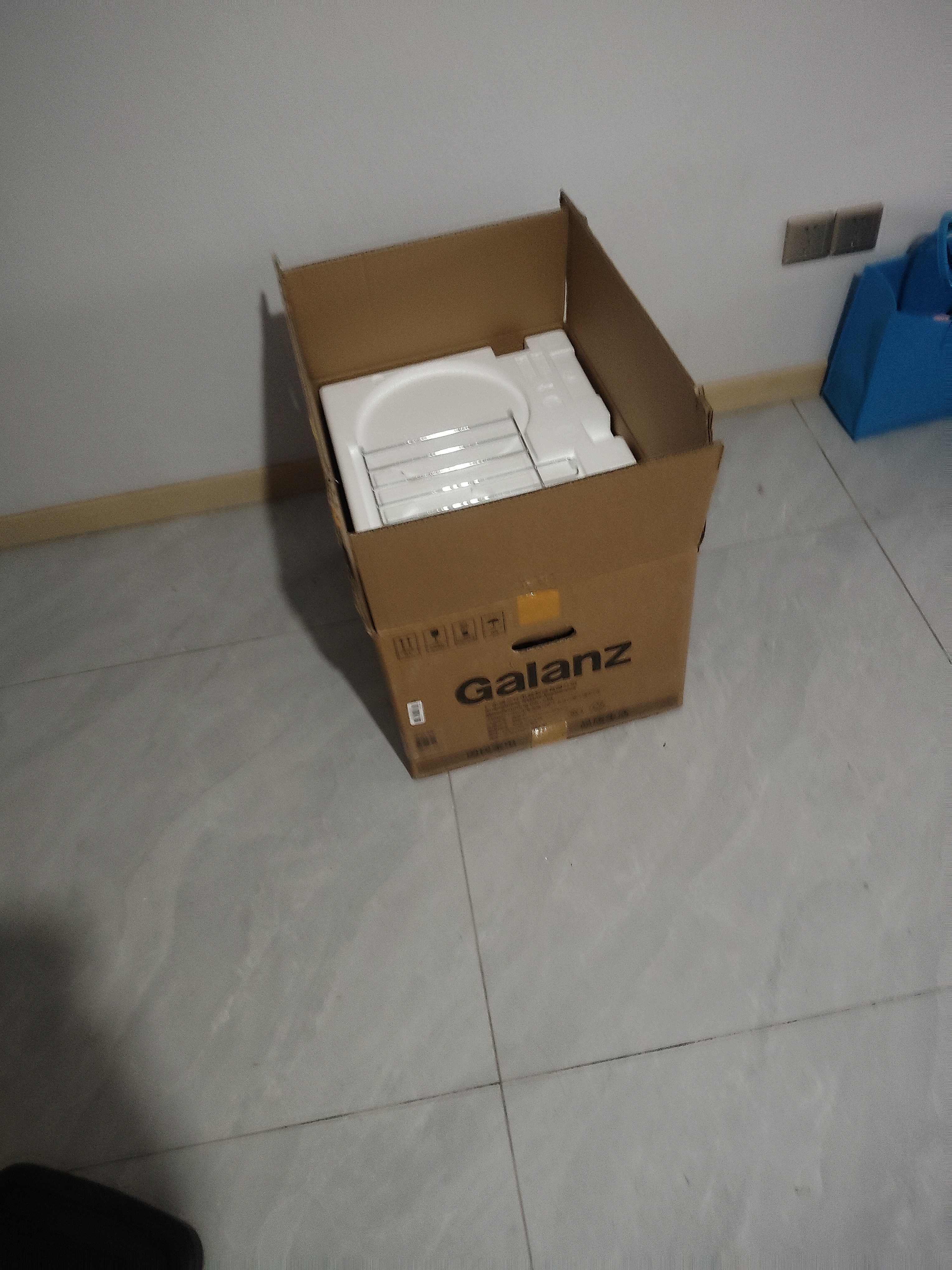 格兰仕（Galanz）微波炉烤箱一体机0涂层不锈钢内胆23升大容量900W变频一级能效平板式家用旋钮光波炉2026新款M8B 实拍图