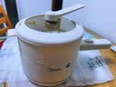 美的（Midea）电煮锅 小电锅 电蒸锅 宿舍小锅多功能锅辅食锅 1.6L学生寝室一体泡面小火锅电煮锅XZE2017 配蒸笼 实拍图