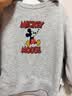 优衣库婴幼儿Mickey＆Friends卫衣/长袖宝宝运动衫486411 03 灰色 100 实拍图