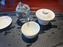 琦轩源羊脂玉瓷功夫茶具套装家用办公室白瓷喝茶盖碗茶杯陶瓷泡茶器整套 实拍图
