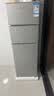 荣事达（Royalstar）【政府补贴15%】215升三门冰箱家用小型大容量三开门 节能低噪租房中门软冷冻超薄低音保鲜电冰箱 72L【一级能效】轻音省电 银色 实拍图