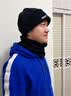 回力（Warrior）帽子男士冬季护耳围脖两件套加绒保暖骑车防寒骑行脖套围巾一体女 实拍图
