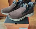 斯凯奇（Skechers）休闲鞋男鞋潮流高帮男靴商务工作鞋舒适软底宽楦运动鞋 实拍图