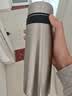 316不锈钢保温杯子便携大容量保温壶车载水杯带茶隔茶杯礼物新年 钢本色600ML【带茶隔+回流盖+提手】耐用 实拍图